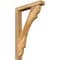 Ekena Millwork Olympic Block Rough Sawn Bracket w/ Offset Brace, Western Red Cedar, 4"W x 20"D x 32"H BKT0402X20X32OLY05RWR - alternate 1